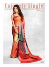 Red Latest Fancy Casual Regular Wear Heavy Digital Printed Sarees Collection